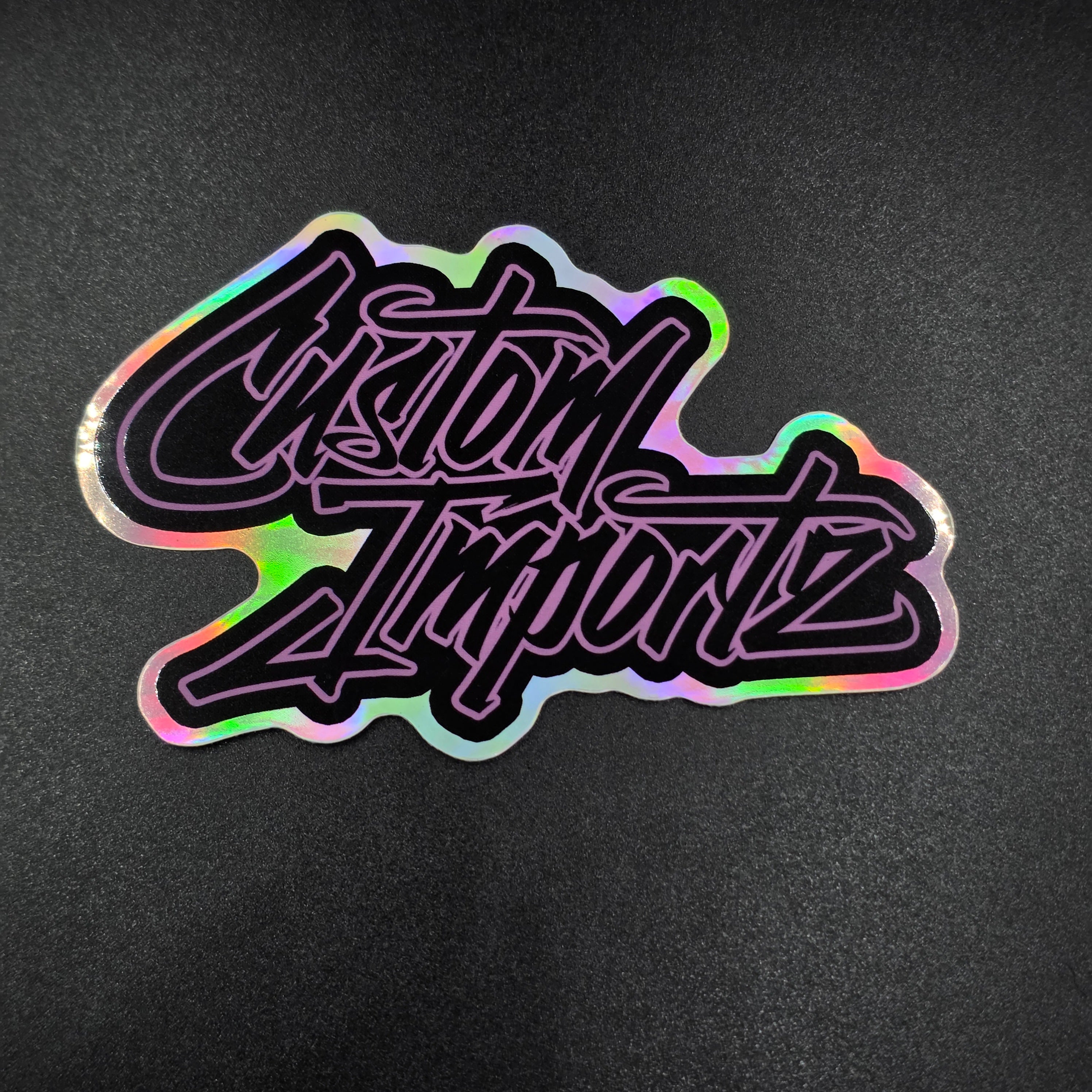 Custom Importz holo stickers