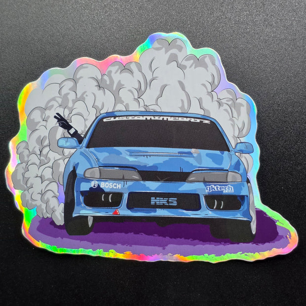 Custom Importz Drift Car WTAC Sticker