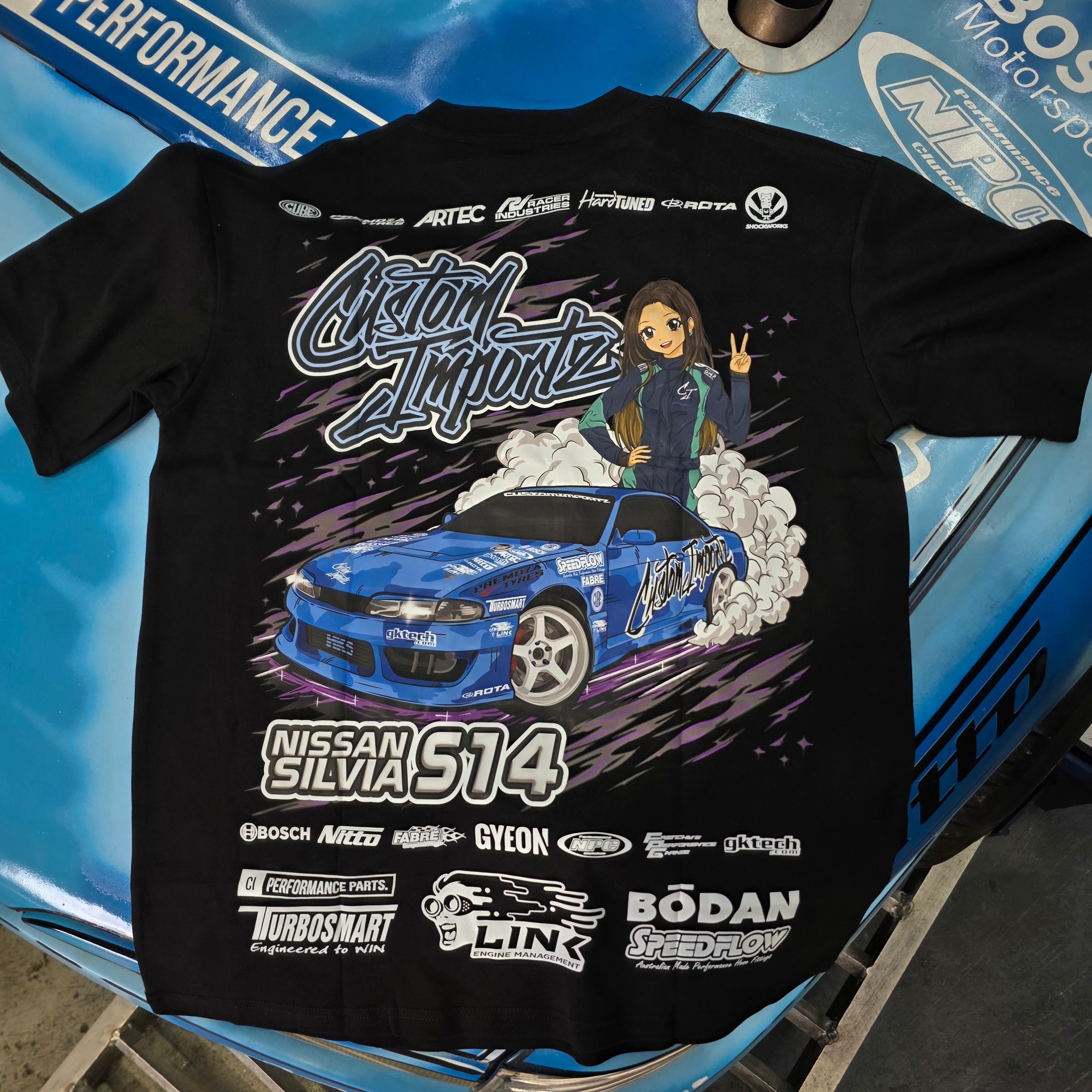 Custom Importz Oversized S14 WTAC Tee