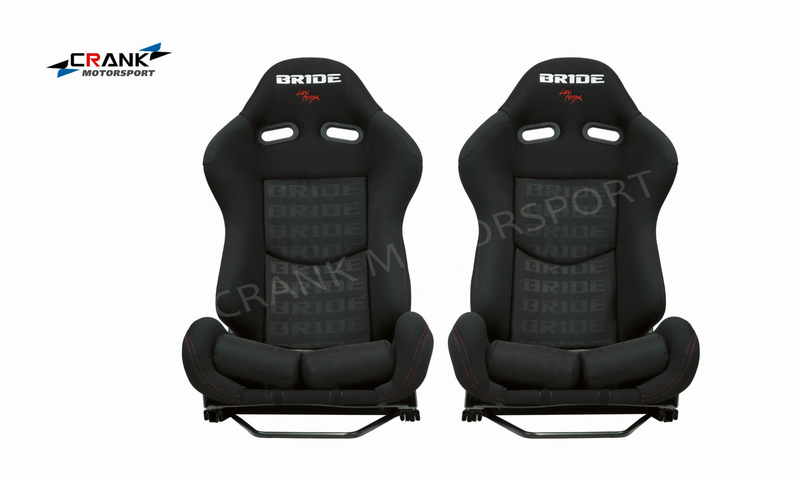 Crank Motorsports ADR Approved LOWMAX Reclinable Bride Seat Black