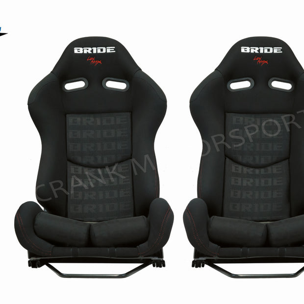 Crank Motorsports ADR Approved LOWMAX Reclinable Bride Seat Black