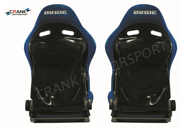 Crank Motorsports ADR Approved LOWMAX Reclinable Bride Seats Blue