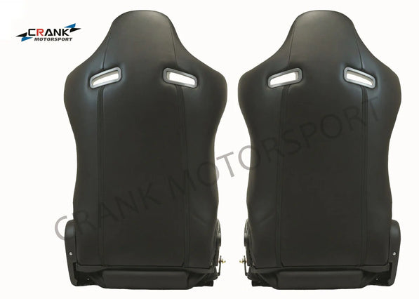 2x Crank Motorsport Nissan Skyline R34 GTR Mspec Leather Style Seats – ADR Approved