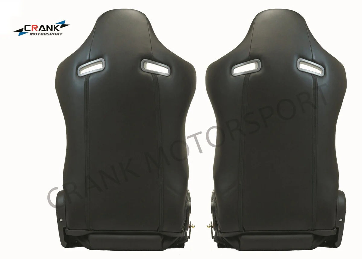 2x Crank Motorsport Nissan Skyline R34 GTR Mspec Leather Style Seats – ADR Approved