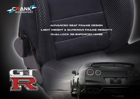 Crank Motorsport Nissan Skyline R34 GTR Vspec II Series 2 Style Seats