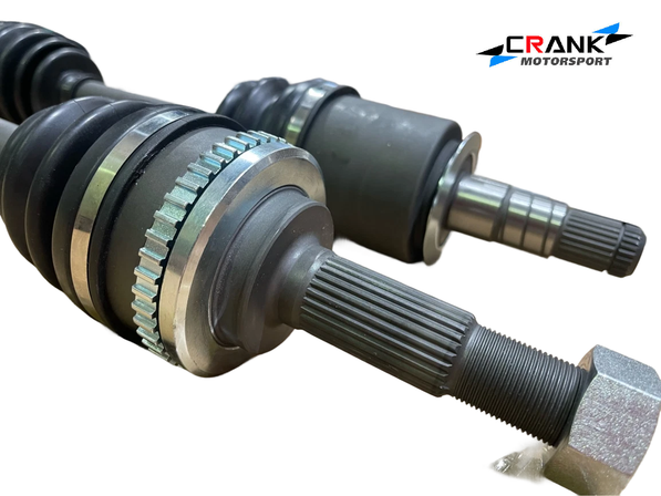 Crank Motorsport R32, R33, R34 GTR front Axles. shafts itself rated 950hp. Suit all RB26 engines