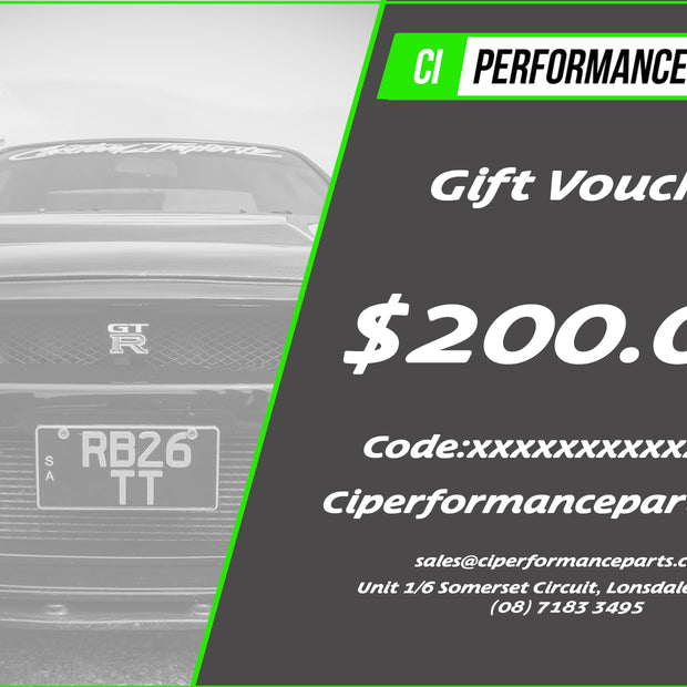 CI Performance gift card