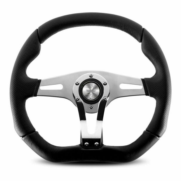 MOMO Trek R Black Leather 350mm Steering Wheel