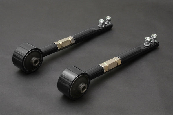 HARDRACE HARDENED RUBBER HEAVY DUTY TENSION/CASTER ROD BLACK NISSAN SILVIA 180SX S13, FAIRLADY Z32 89-00, SKYLINE R32 GST-T, CEFIRO A31 88-93