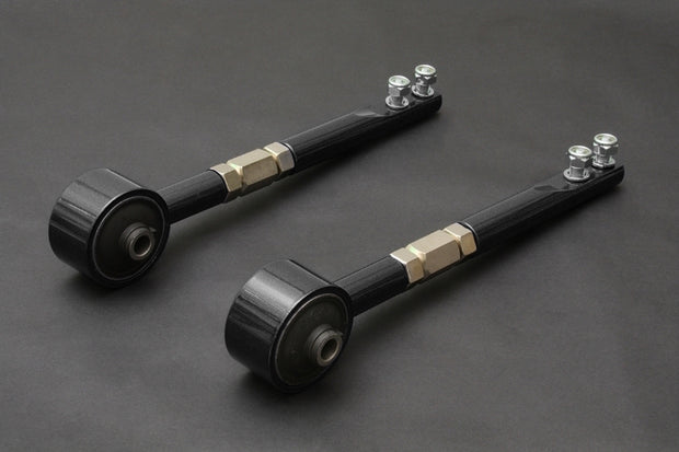 HARDRACE HARDENED RUBBER HEAVY DUTY TENSION/CASTER ROD BLACK NISSAN SILVIA 180SX S13, FAIRLADY Z32 89-00, SKYLINE R32 GST-T, CEFIRO A31 88-93