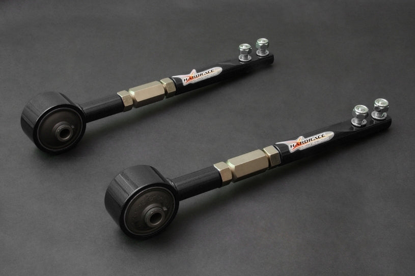 HARDRACE HARDENED RUBBER HEAVY DUTY TENSION/CASTER ROD BLACK NISSAN SILVIA 200SX S14/S15, SKYLINE R33/R34 GTS-T/GT-T