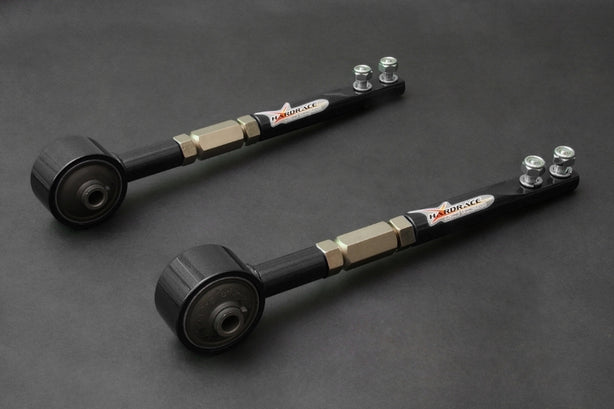 HARDRACE HARDENED RUBBER HEAVY DUTY TENSION/CASTER ROD BLACK NISSAN SILVIA 200SX S14/S15, SKYLINE R33/R34 GTS-T/GT-T