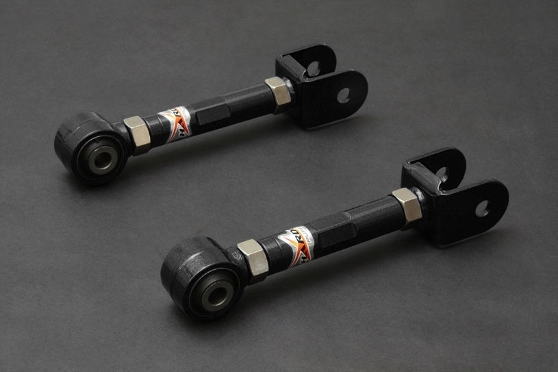 HARDRACE HARDENED RUBBER REAR TRACTION ROD BLACK NISSAN SILVIA 180SX S13, 200SX S14/S15, FAIRLADY Z32 89-00, SKYLINE R32 GTS-T/GT-R, SKYLINE R33/R34 GTST/GT-T