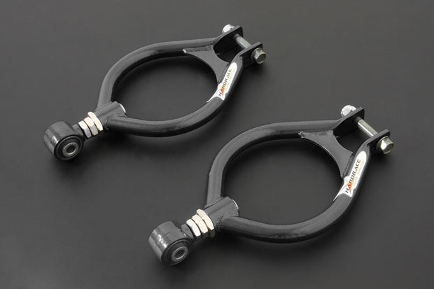 HARDRACE HARDENED RUBBER REAR UPPER CAMBER KIT BLACK NISSAN SILVIA 180SX S13, FAIRLADY Z32 89-00, SKYLINE R32 GTS-T/GT-R