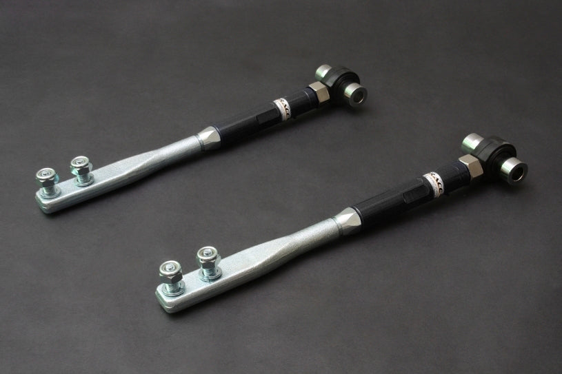 HARDRACE PILLOW BALL FRONT TENSION/CASTER ROD BLACK NISSAN SILVIA 200SX S14/S15, SKYLINE R33/R34 GTS-T/GT-T