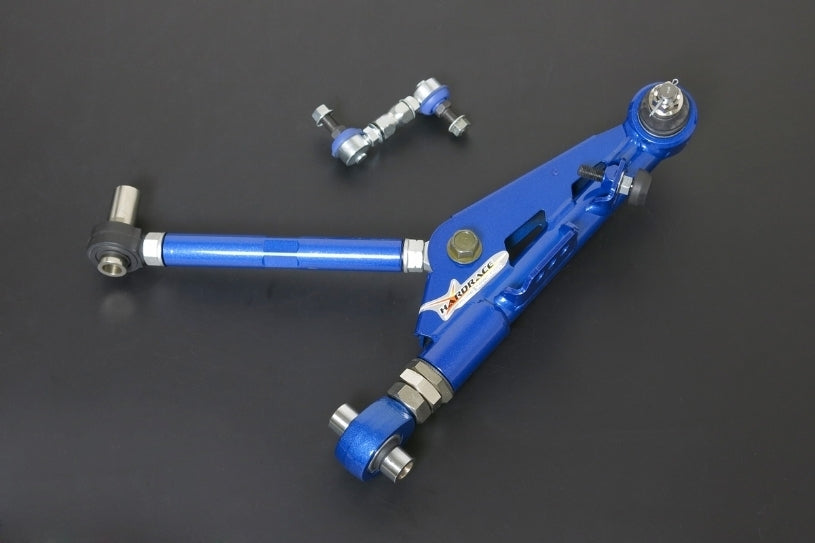 HARDRACE FRONT ADJUSTABLE LOWER CONTROL ARM+SWAY BAR LINK V2 NISSAN, 180SX, SILVIA, S13