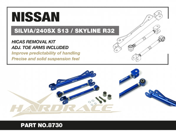 HARDRACE NISSAN S13/R32/R32 GT-R HICAS REMOVAL KIT