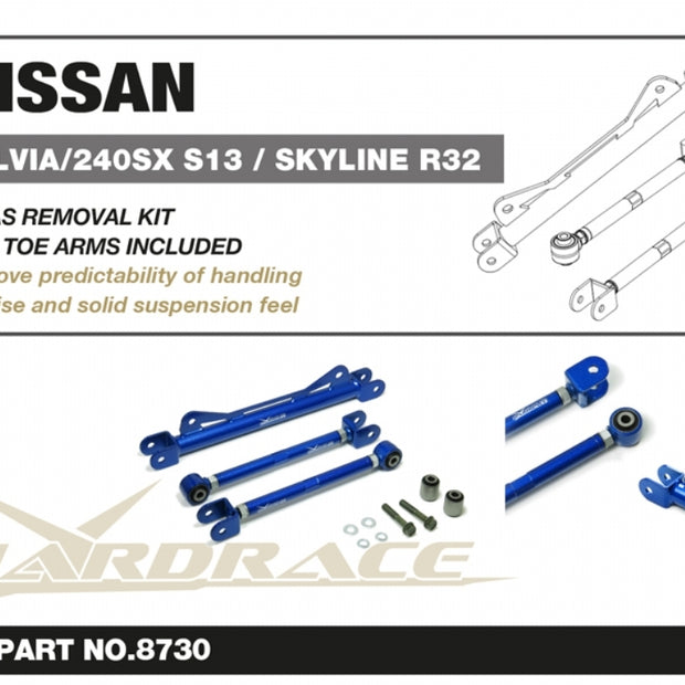 HARDRACE NISSAN S13/R32/R32 GT-R HICAS REMOVAL KIT