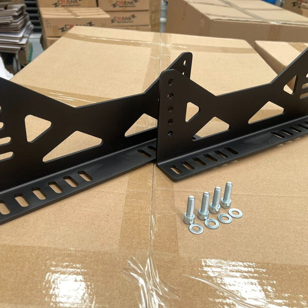 BRIDE RECARO Crank Motorsport Seat Extra heavy duty Tall Aluminium L brackets