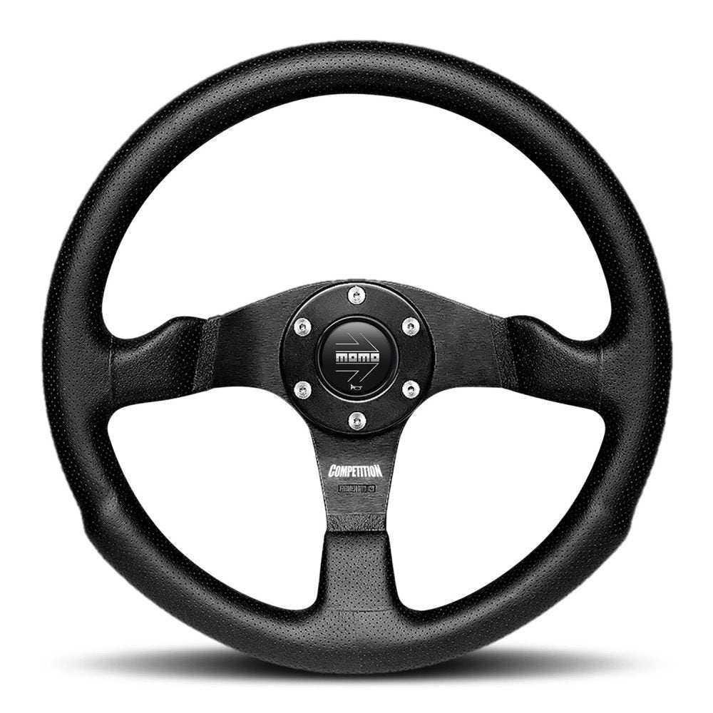 MOMO Competition Black Leather 350mm Steering Wheel