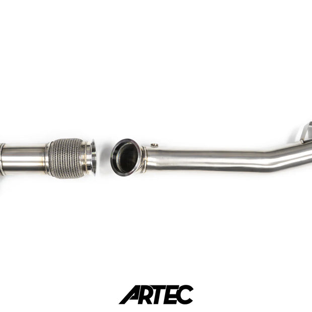 Artec Nissan RB25 4" to 3.5" Cast Downpipe and Mid Pipe