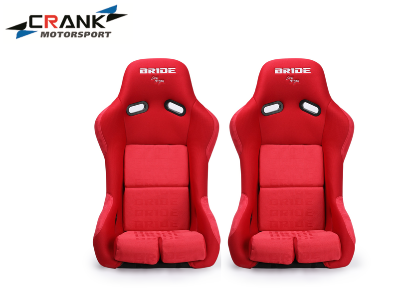 Crank Motorsports ADR APPROVED VIOS II Fixed Back Bride Seat Red