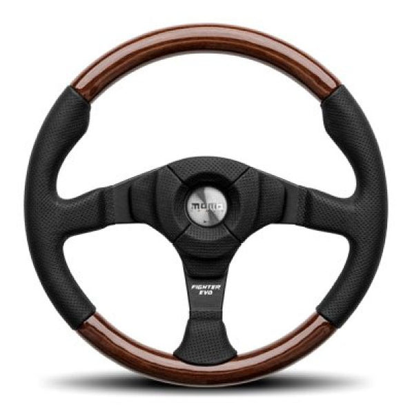 MOMO Fighter Evo Wood 350mm Steering Wheel
