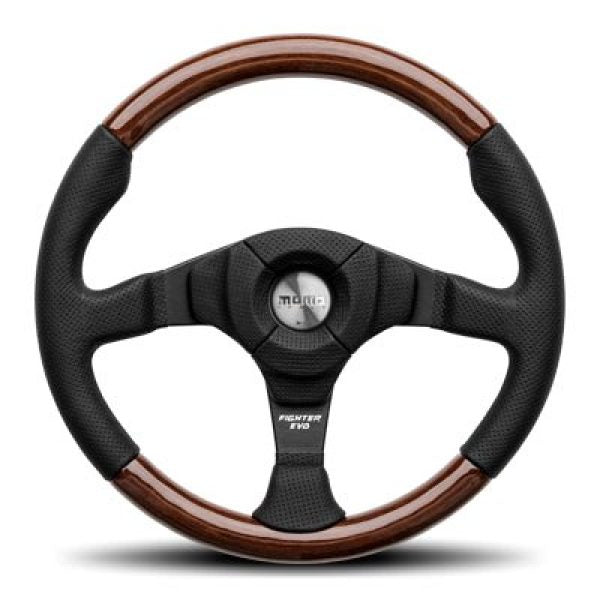 MOMO Fighter Evo Wood 350mm Steering Wheel
