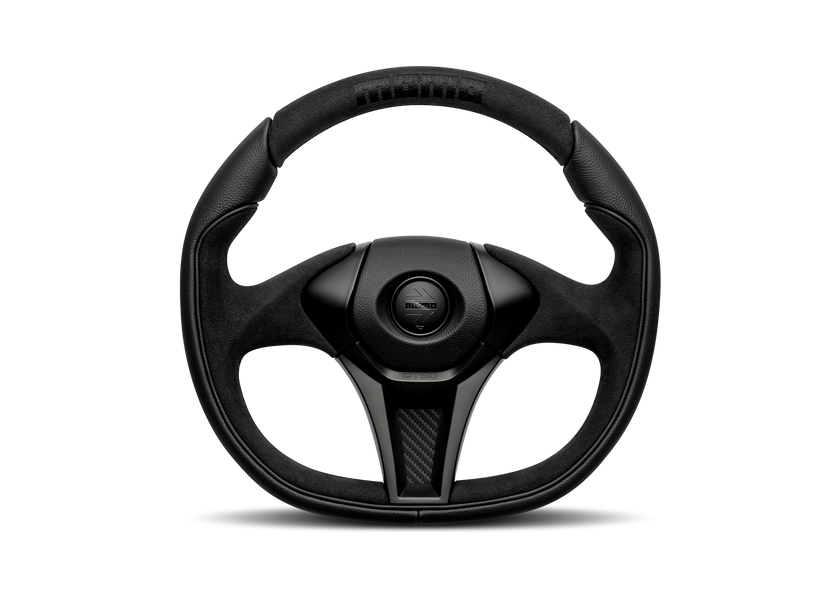 MOMO GT50 2.0 Black Edition Suede Leather 350mm Steering Wheel