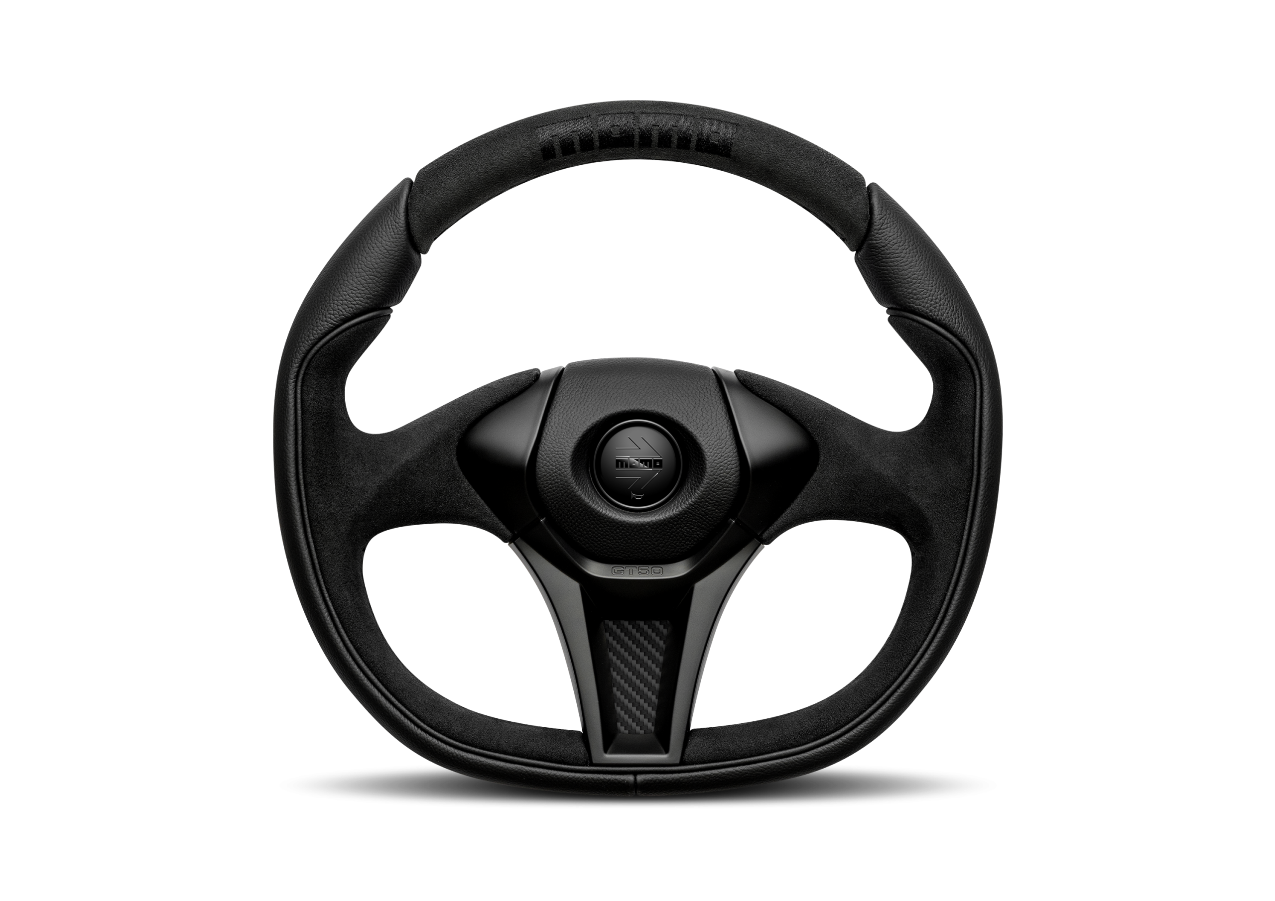 MOMO GT50 2.0 Black Edition Suede Leather 350mm Steering Wheel