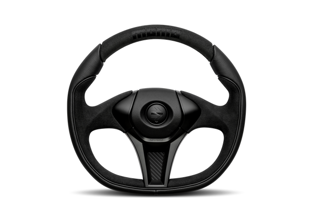 MOMO GT50 2.0 Black Edition Suede Leather 350mm Steering Wheel