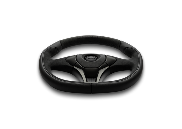 MOMO GT50 2.0 Black Edition Suede Leather 350mm Steering Wheel