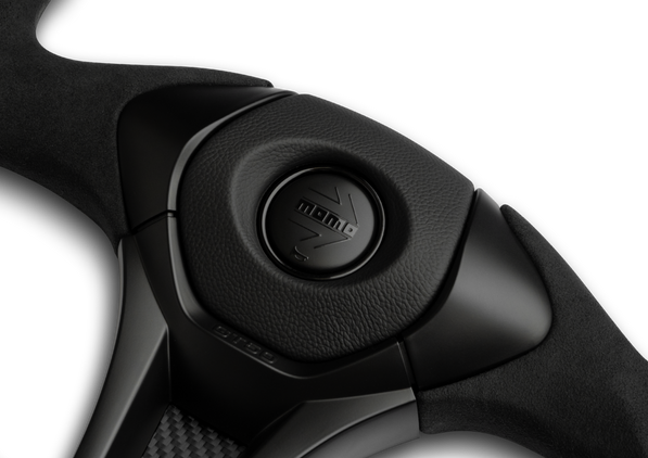 MOMO GT50 2.0 Black Edition Suede Leather 350mm Steering Wheel