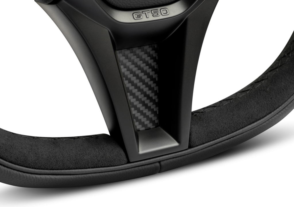 MOMO GT50 2.0 Black Edition Suede Leather 350mm Steering Wheel