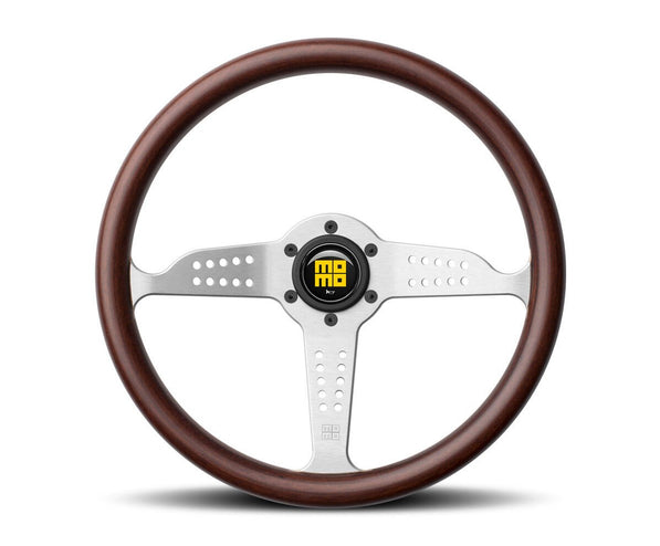 MOMO Heritage Grand Prix Silver 350mm Steering Wheel