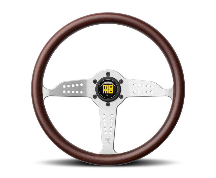 MOMO Heritage Grand Prix Silver 350mm Steering Wheel