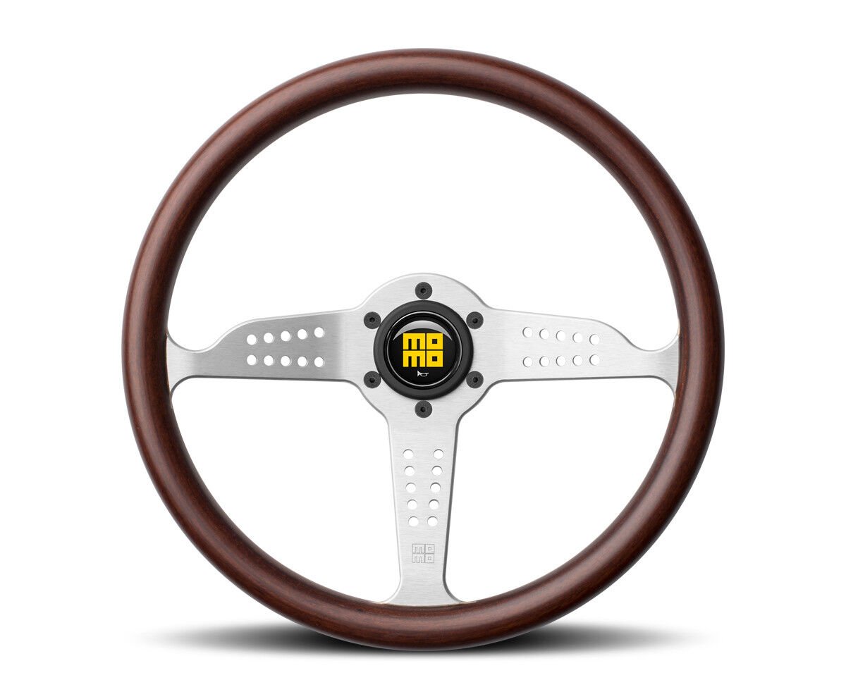 MOMO Heritage Grand Prix Silver 350mm Steering Wheel