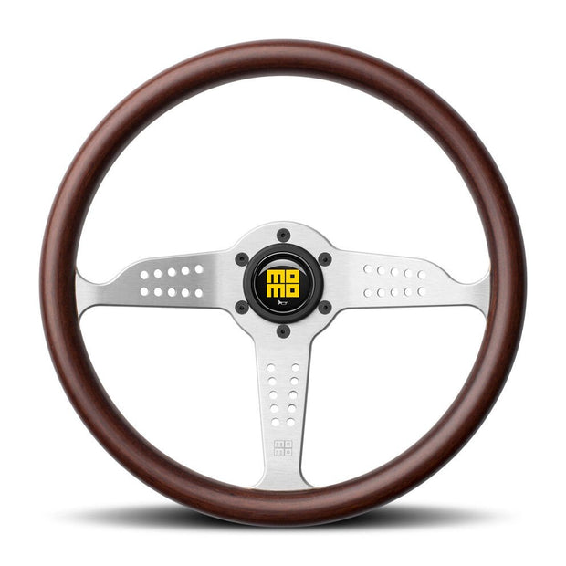MOMO Heritage Grand Prix Silver 350mm Steering Wheel