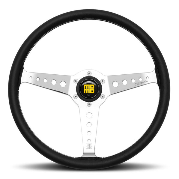 MOMO Heritage California Black Leather 360mm Steering Wheel