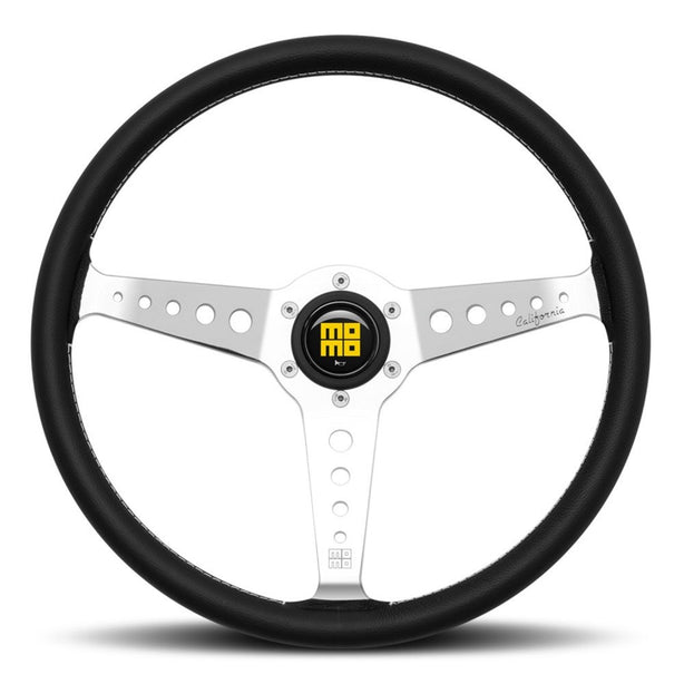 MOMO Heritage California Black Leather 360mm Steering Wheel