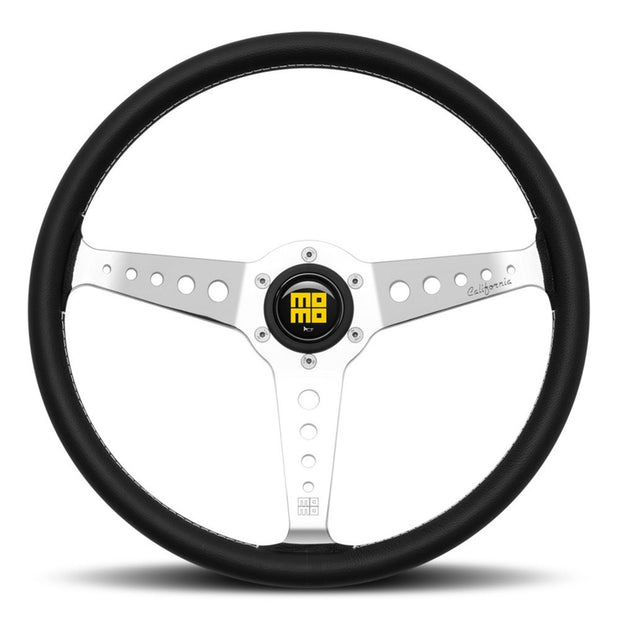 MOMO Heritage California Black Leather 360mm Steering Wheel