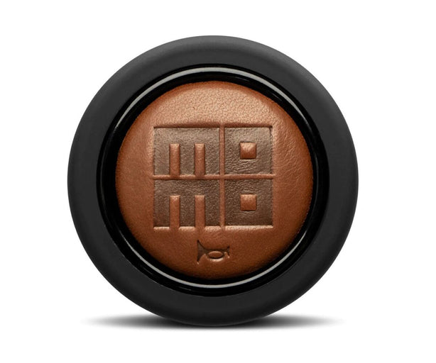 MOMO Heritage Cigar Leather Embossed Round Lip 2P Horn Button