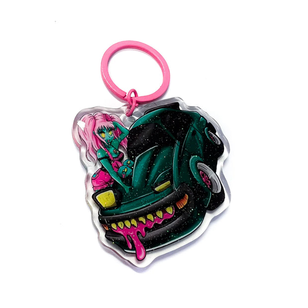 Zombie Celica Supra With Sakura Keyring