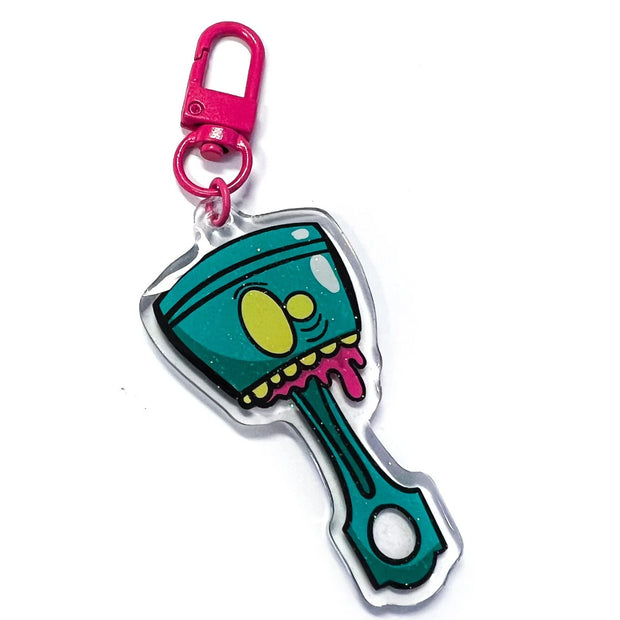 Zombie Piston Keyring
