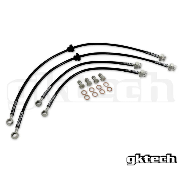 GK Tech S13/180SX Braided brake lines