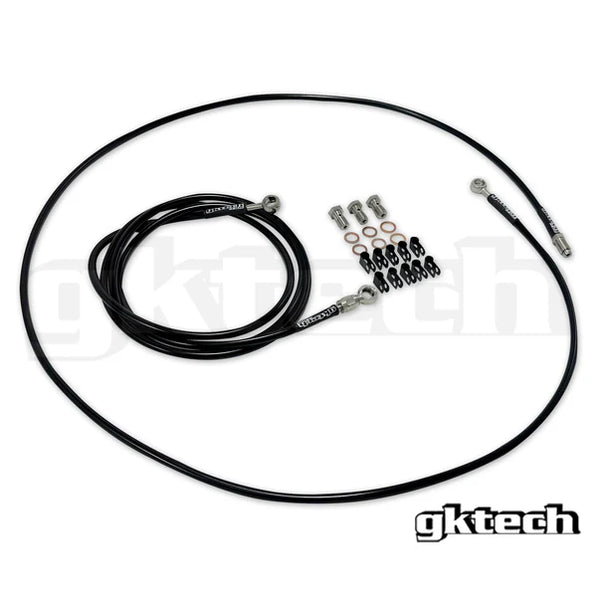 GKtech In-line braided brake line kit