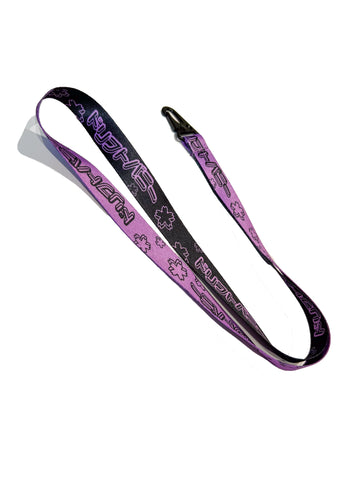 Drift Bunny Sakura Pastel Purple lanyard