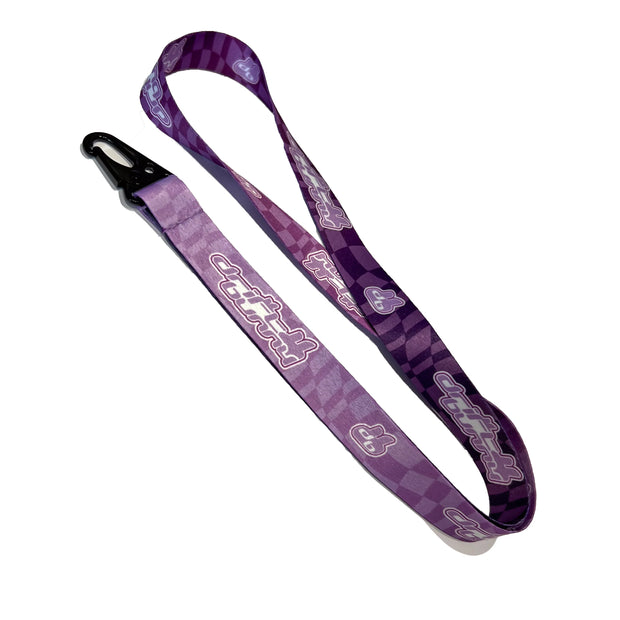 Drift Bunny Pastel Purple lanyard