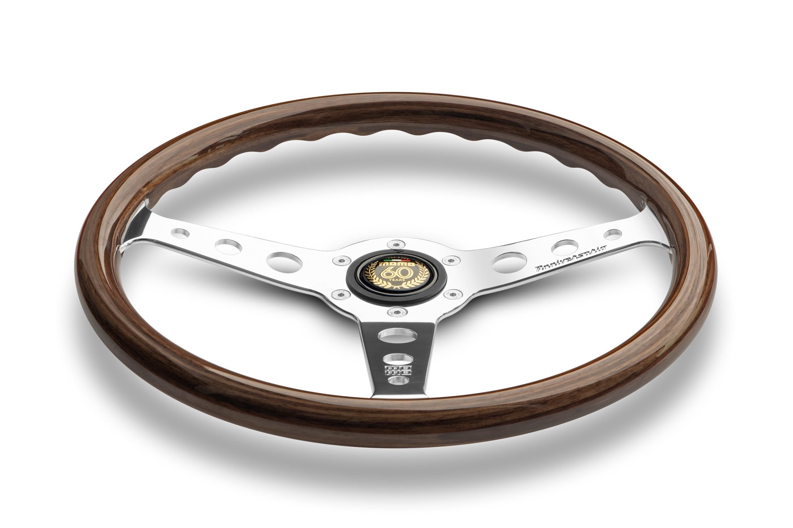 MOMO 60th Anniversario Heritage Indy Wood Limited Edition 350mm Steering Wheel