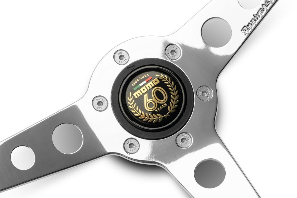 MOMO 60th Anniversario Heritage Indy Wood Limited Edition 350mm Steering Wheel